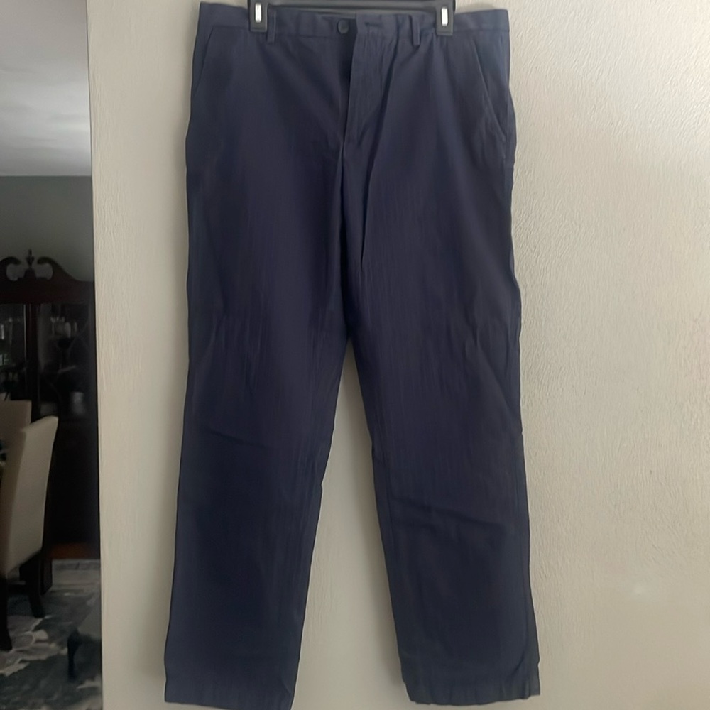 Banana Republic Kentfield Pant 34/32 Navy